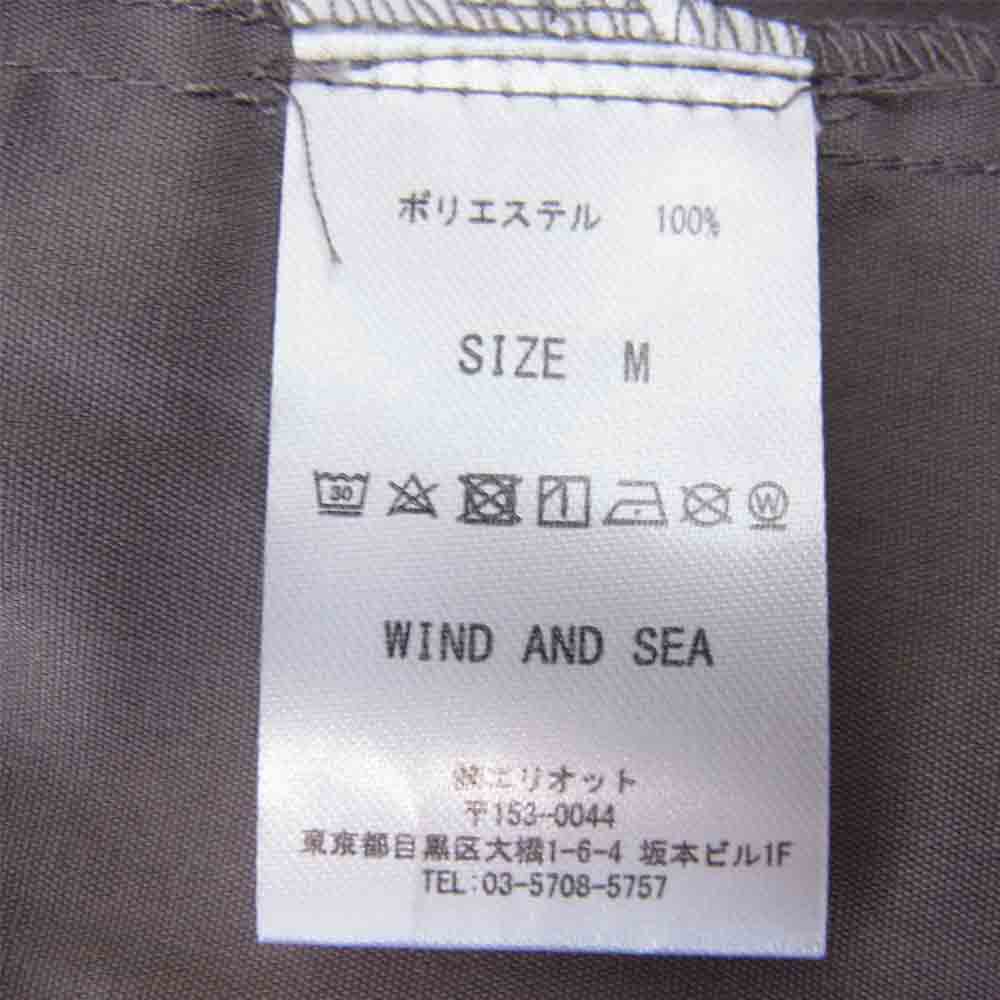 WIND AND SEA ウィンダンシー ２０AW WDS-20A-TPS-01 WDS UTILITY JACKET ユーティリティー ジャケット チャコール系 M【新古品】【未使用】【中古】