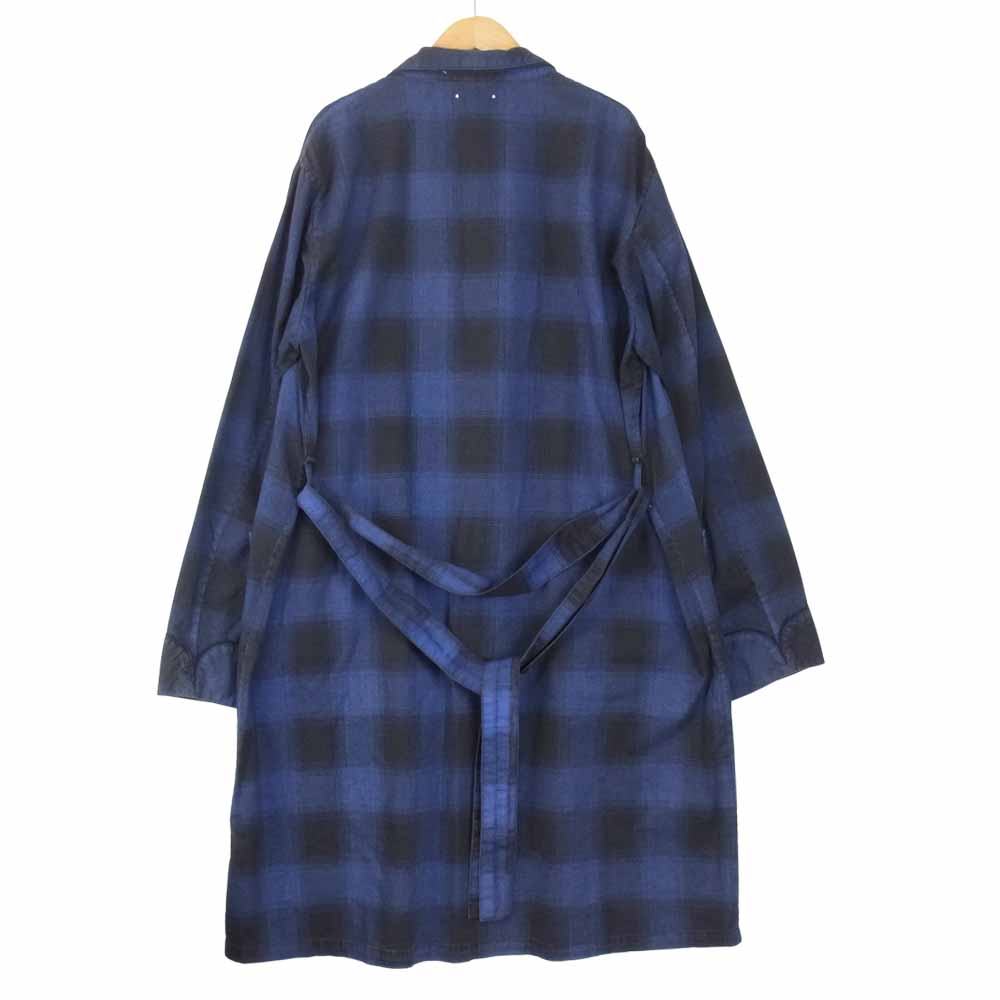 MINEDENIM マインデニム BLACK DENIM CHECK GAWN ブラック デニム チェック ガウン ブラック系 ネイビー系 2【中古】