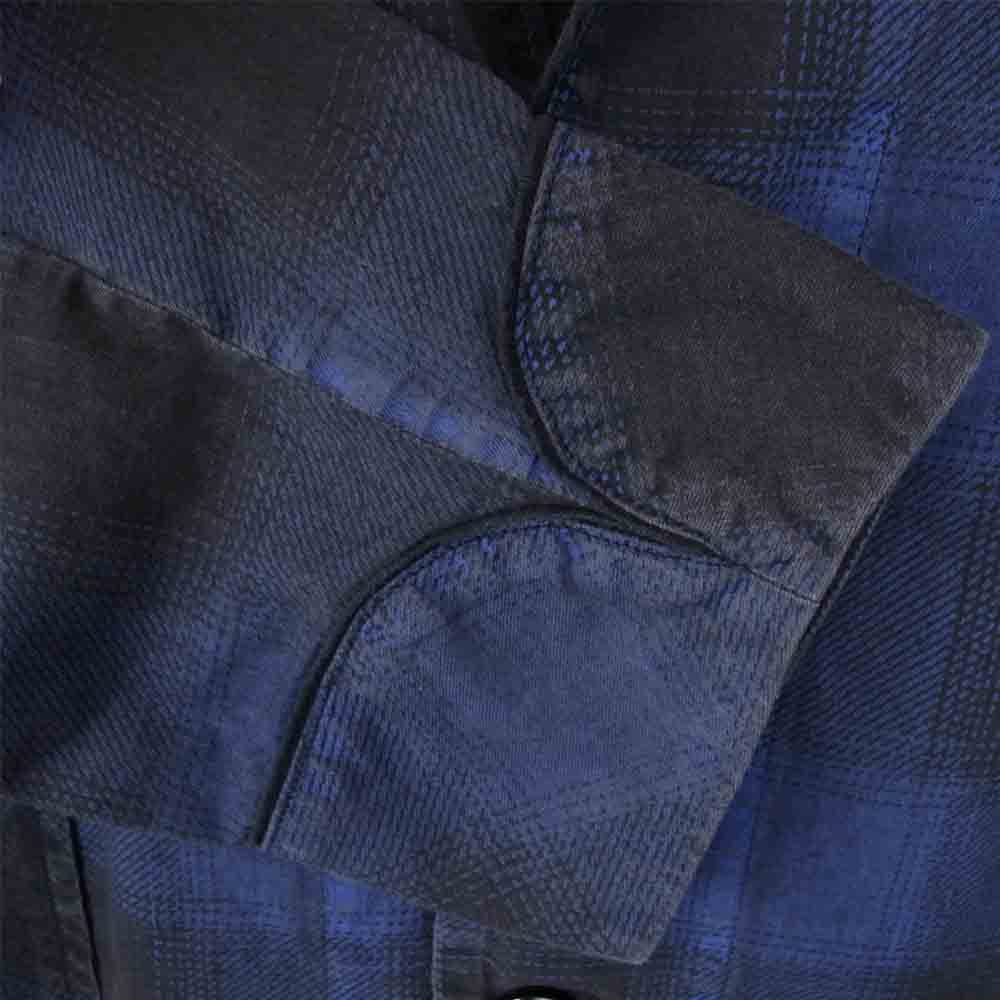 MINEDENIM マインデニム BLACK DENIM CHECK GAWN ブラック デニム チェック ガウン ブラック系 ネイビー系 2【中古】