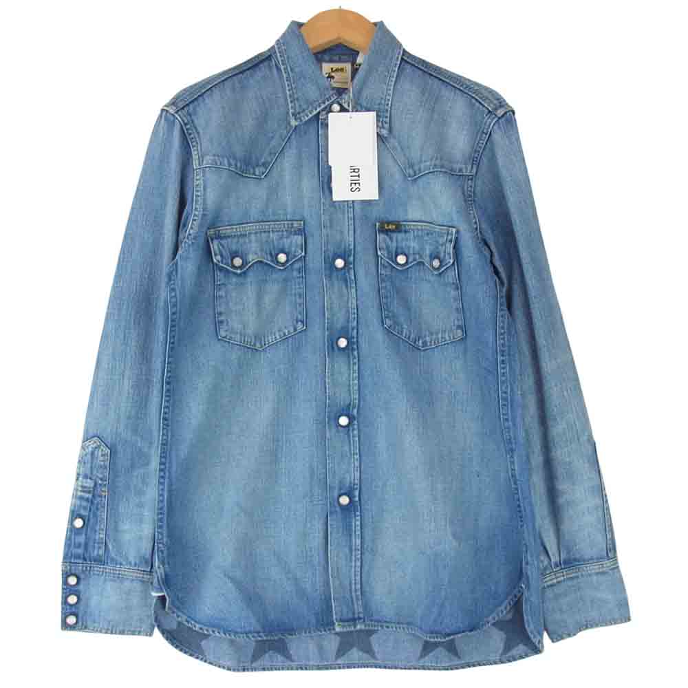 WACKO MARIA ワコマリア WMS-LE01 LEE リー 50'S RIDER SHIRT TYPE-1 ライダー デニム ウエスタン シャツ インディゴブルー系 S【新古品】【未使用】【中古】