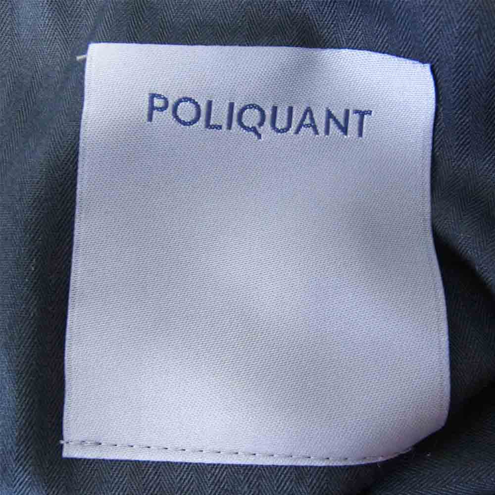 ウエストゴム ボタンベルト カーゴ ジョガー パンツ ブラック系 2【中古】