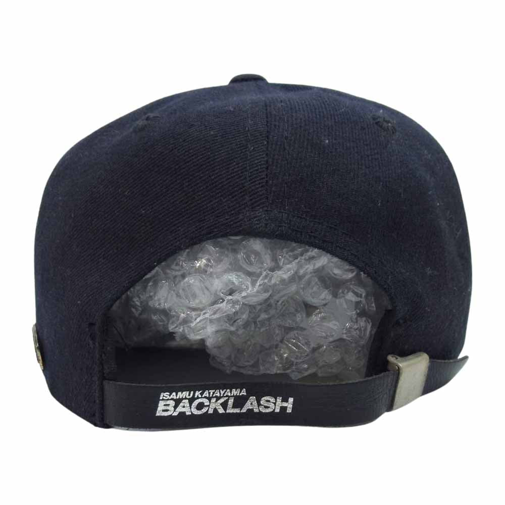 ISAMUKATAYAMA BACKLASH イサムカタヤマバックラッシュ × LOGAN RIESE ローガンリース 6パネル コラボキャップ ブラック系【中古】