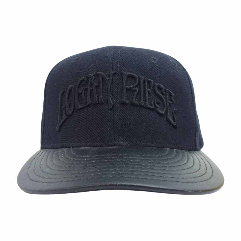 ISAMUKATAYAMA BACKLASH イサムカタヤマバックラッシュ × LOGAN RIESE ローガンリース 6パネル コラボキャップ ブラック系【中古】
