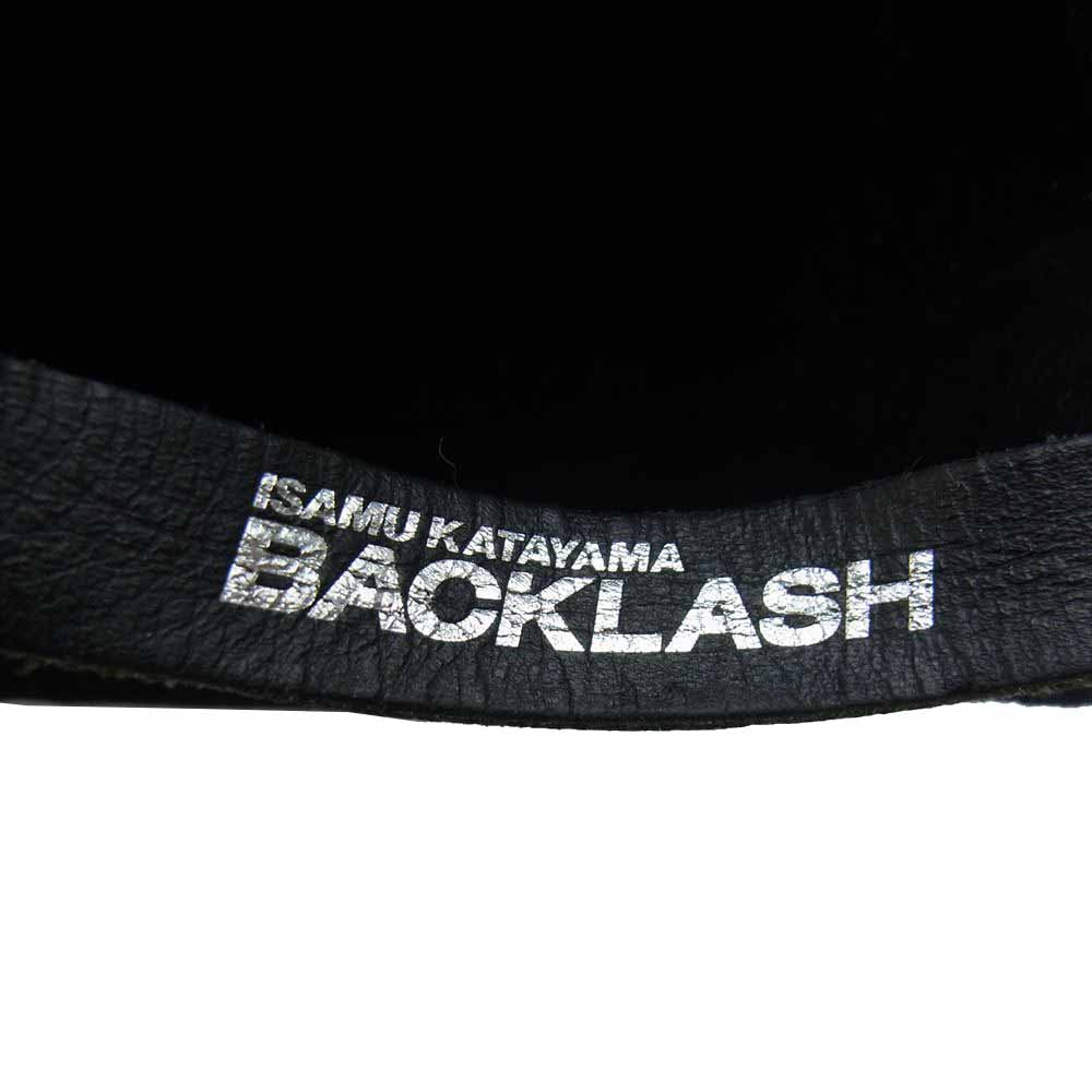 ISAMUKATAYAMA BACKLASH イサムカタヤマバックラッシュ × LOGAN RIESE ローガンリース 6パネル コラボキャップ ブラック系【中古】