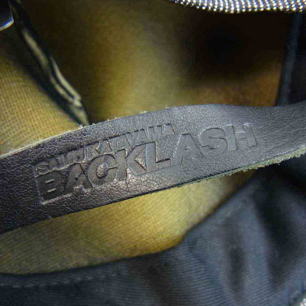 ISAMUKATAYAMA BACKLASH イサムカタヤマバックラッシュ 828-01 ジャパンステアレザー シグネチャー ロゴ キャップ gray free【新古品】【未使用】【中古】