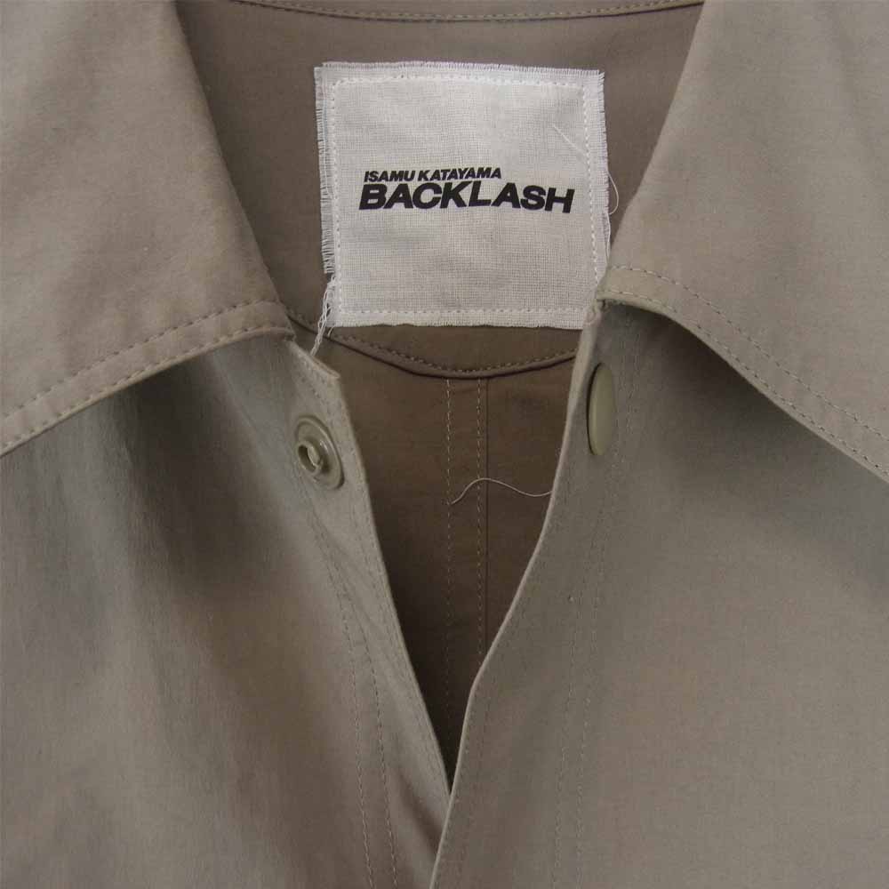 ISAMUKATAYAMA BACKLASH イサムカタヤマバックラッシュ 1930-03 ワッシャー加工 ストレッチ コーチ ジャケット カーキ系 F【中古】