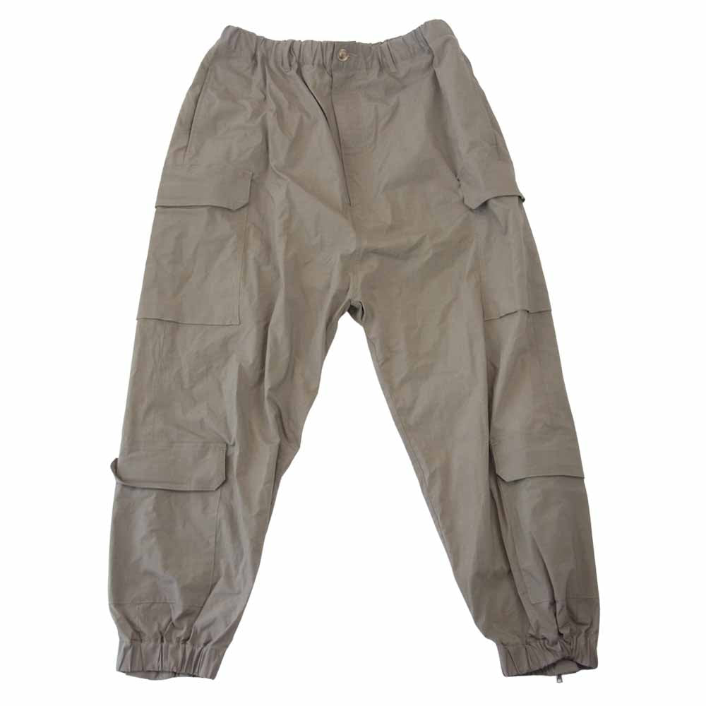 ISAMUKATAYAMA BACKLASH イサムカタヤマバックラッシュ 1930-02 Cotton Stretch Cargo Easy Pants 裾ジップ イージー カーゴ パンツ カーキ系 M【中古】