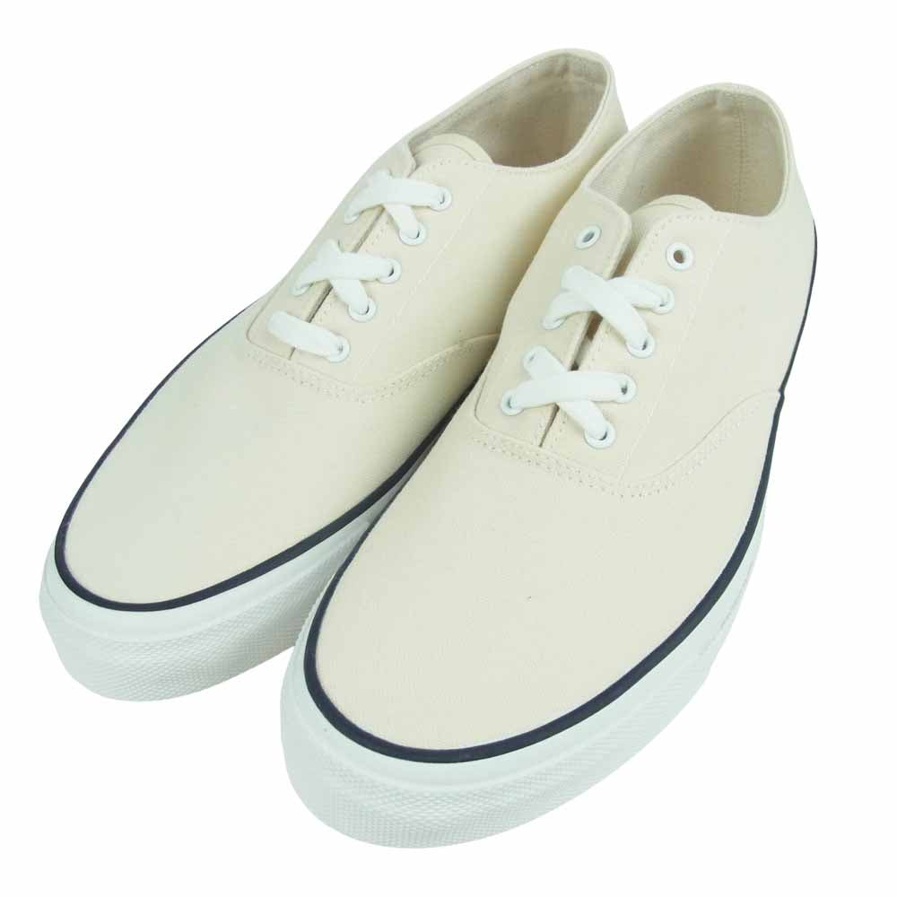 ANATOMICA アナトミカ 540-551-0105 WAKOUWA ワクワ WAK DECK SHOES LOW デッキシューズ ロー スニーカー オフホワイト系 25.5cm【新古品】【未使用】【中古】