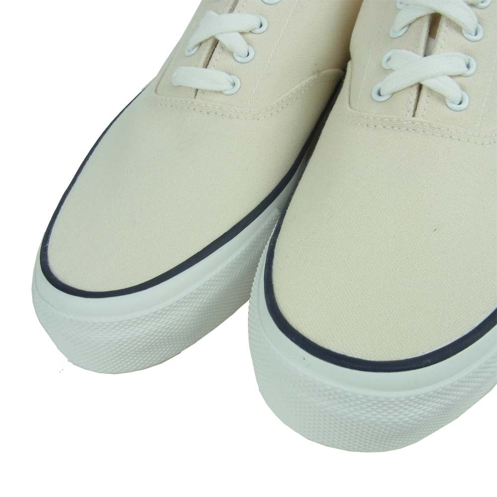 ANATOMICA アナトミカ 540-551-0105 WAKOUWA ワクワ WAK DECK SHOES LOW デッキシューズ ロー スニーカー オフホワイト系 25.5cm【新古品】【未使用】【中古】