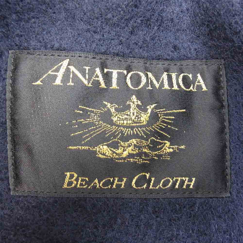 ANATOMICA アナトミカ 530-522-08 BROWNS BEACH VEST ビーチ クロス ベスト ジレ ネイビー系 42【新古品】【未使用】【中古】