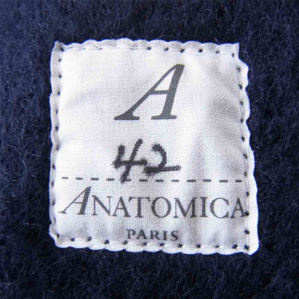 ANATOMICA アナトミカ 530-522-08 BROWNS BEACH VEST ビーチ クロス ベスト ジレ ネイビー系 42【新古品】【未使用】【中古】