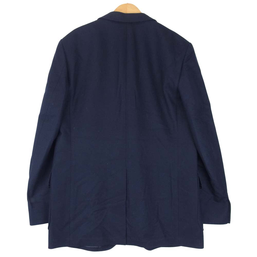ANATOMICA アナトミカ 530-542-07 UNIVERSITY JACKET WOOL FLANNEL ユニバーシティ ジャケット ウール フランネル ネイビー系 42【新古品】【未使用】【中古】