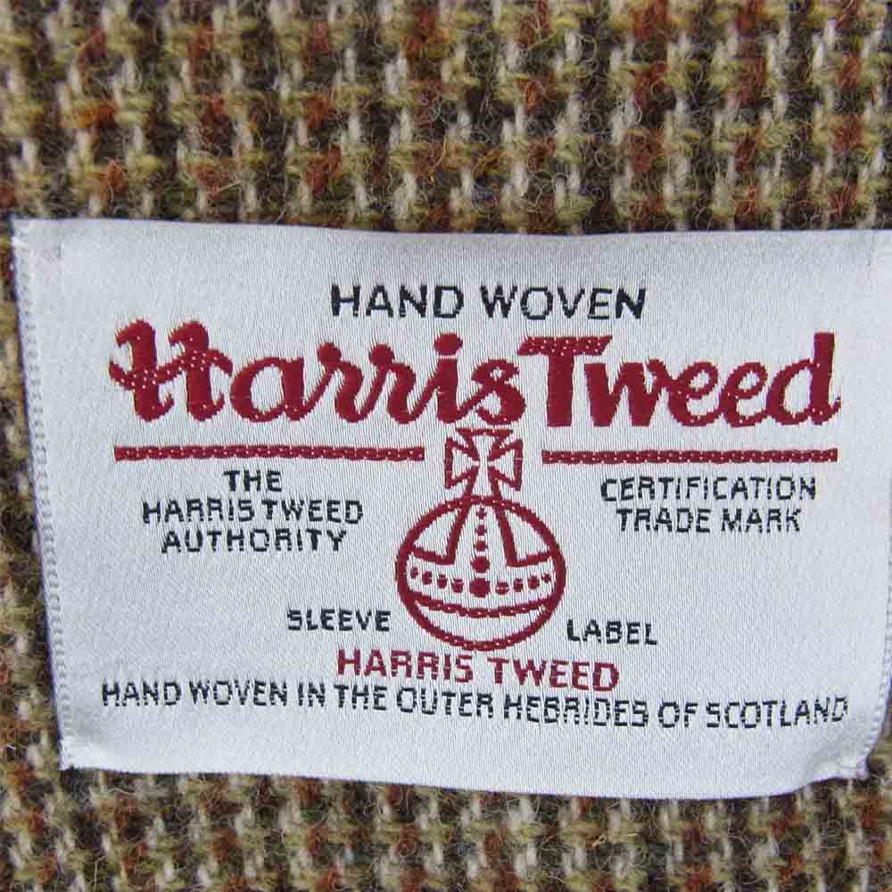 ANATOMICA アナトミカ 530-542-06 DUNN JACKET HARRIS TWEED ハリスツイード ウール ジャケット ブラウン系 ブラウン系 42【新古品】【未使用】【中古】