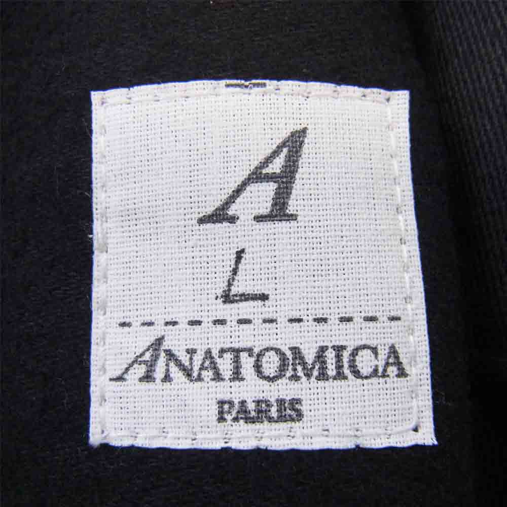 ANATOMICA アナトミカ COLTIN GERMAN MOLESKIN ジャーマン モールスキン カバーオール ワーク ジャケット ブラック系 L【極上美品】【中古】