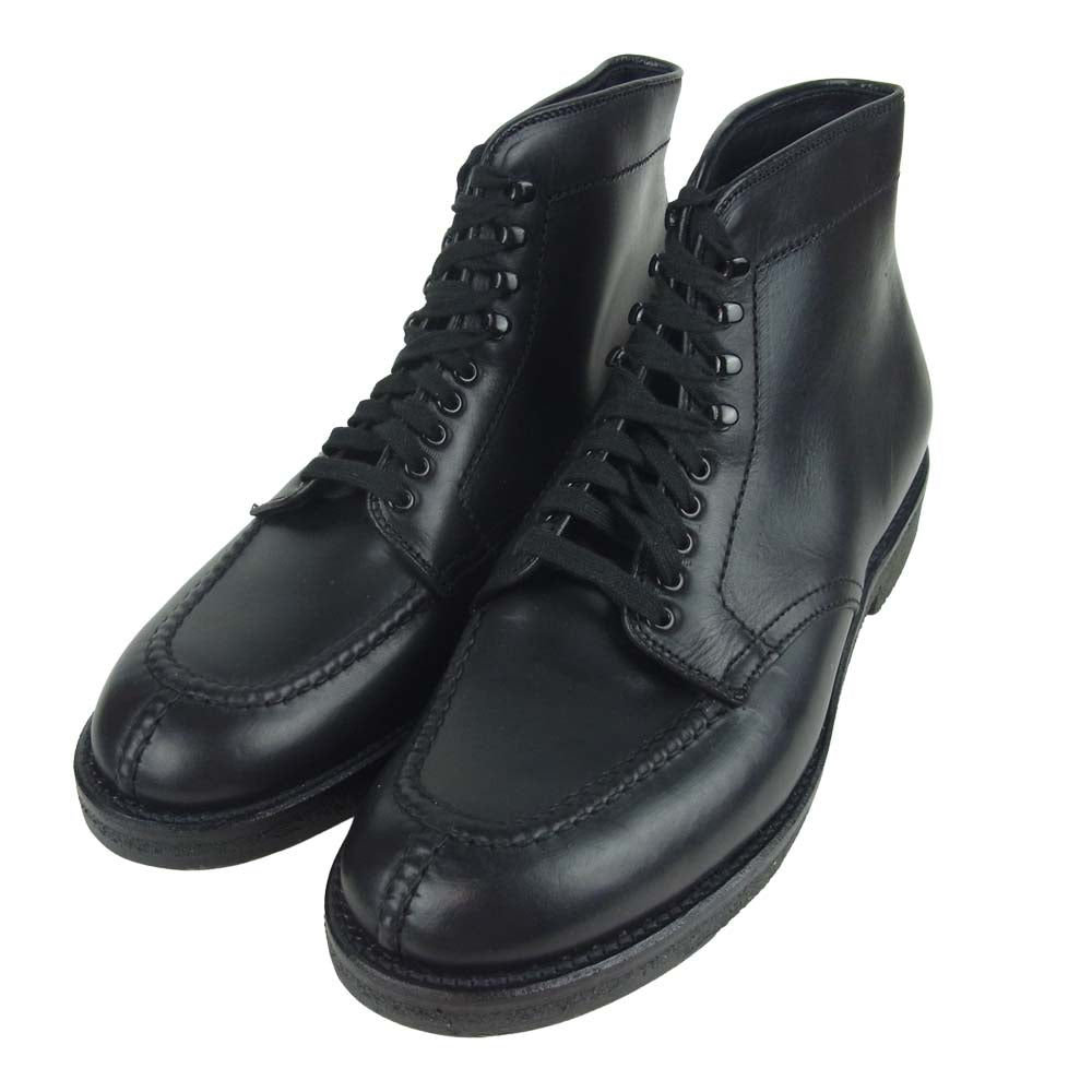 ALDEN オールデン 45491 TANKER BOOT CHROMEXCEL クロムエクセル レザー タンカー ブーツ ブラック系 7.5D【新古品】【未使用】【中古】
