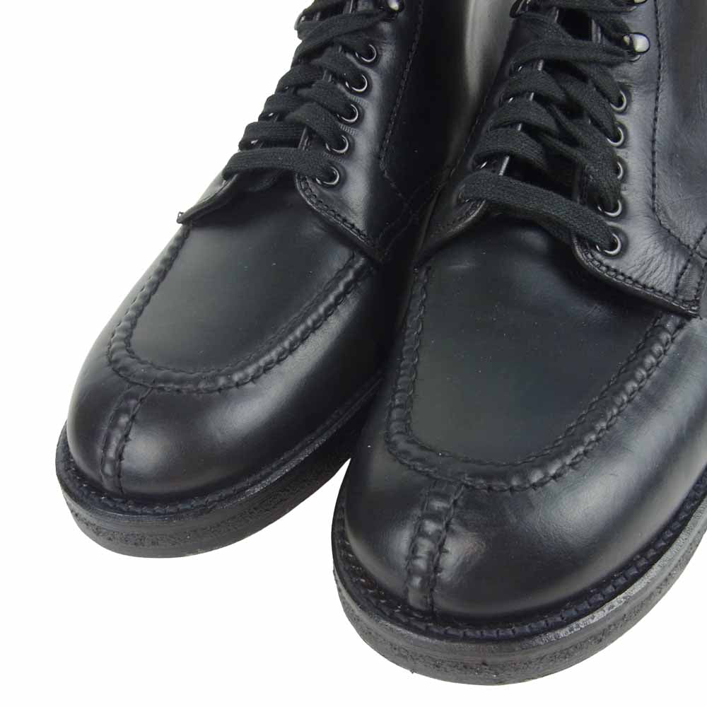 ALDEN オールデン 45491 TANKER BOOT CHROMEXCEL クロムエクセル レザー タンカー ブーツ ブラック系 7.5D【新古品】【未使用】【中古】