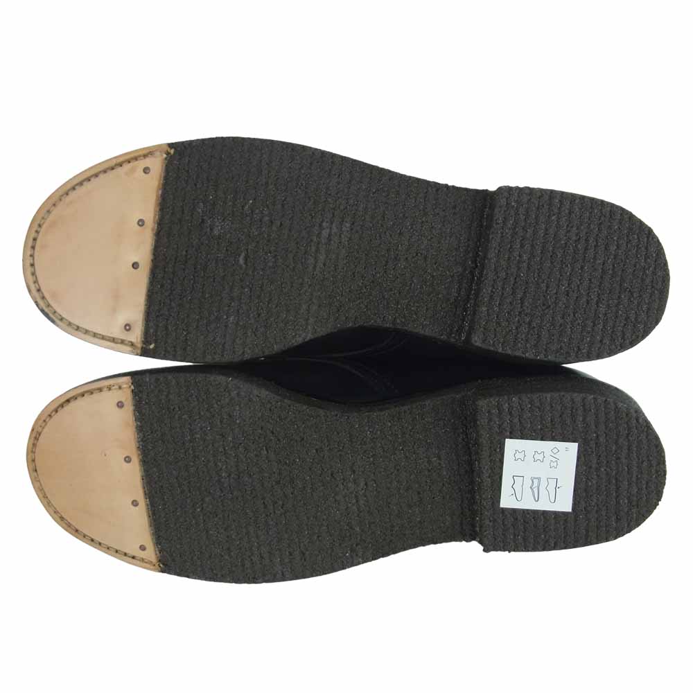 ALDEN オールデン 45491 TANKER BOOT CHROMEXCEL クロムエクセル レザー タンカー ブーツ ブラック系 7.5D【新古品】【未使用】【中古】