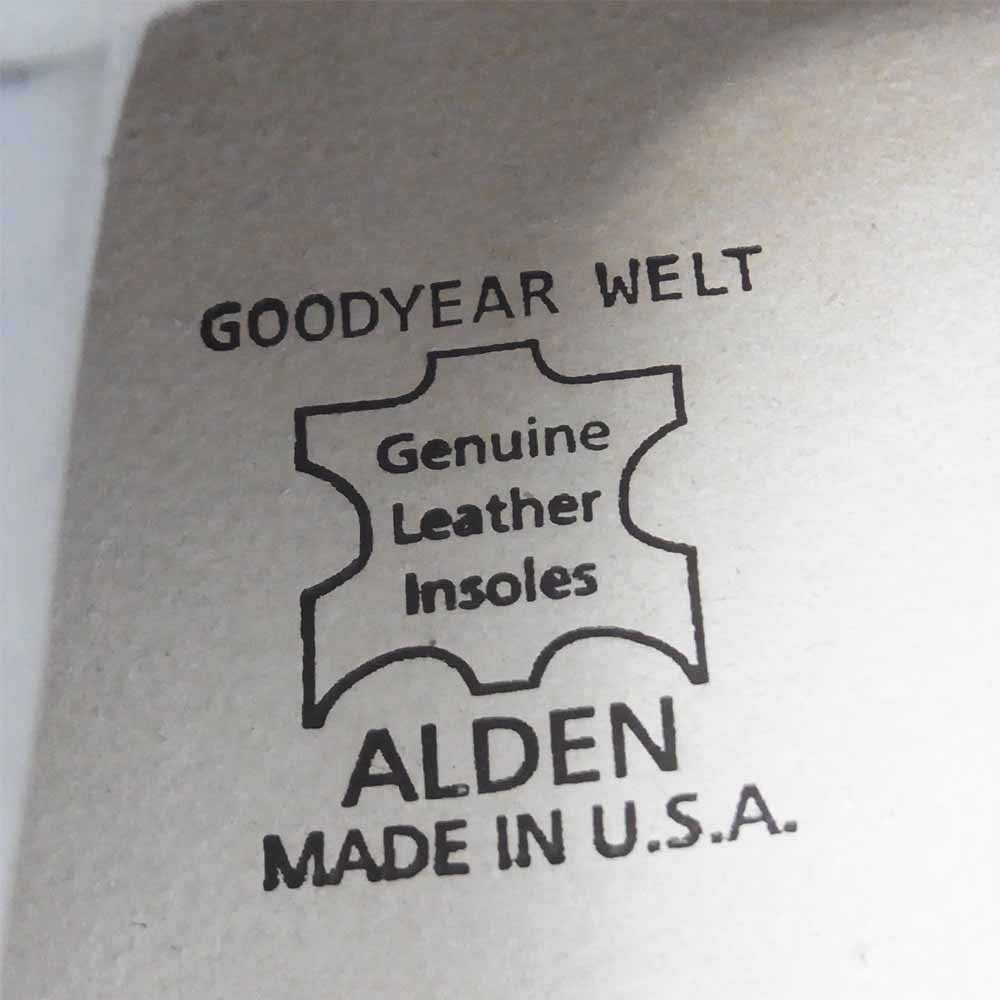 ALDEN オールデン 45491 TANKER BOOT CHROMEXCEL クロムエクセル レザー タンカー ブーツ ブラック系 7.5D【新古品】【未使用】【中古】