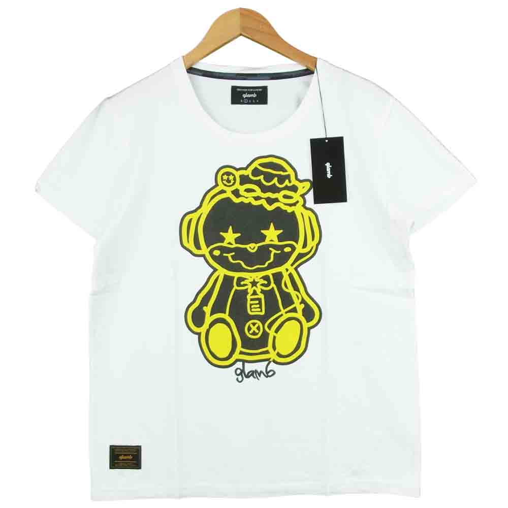 グラム × ちぃたん フロント プリント Tシャツ 1 ホワイト系 1【新古品】【未使用】【中古】