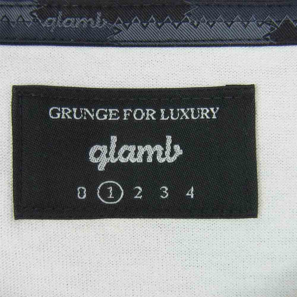 グラム × ちぃたん フロント プリント Tシャツ 1 ホワイト系 1【新古品】【未使用】【中古】