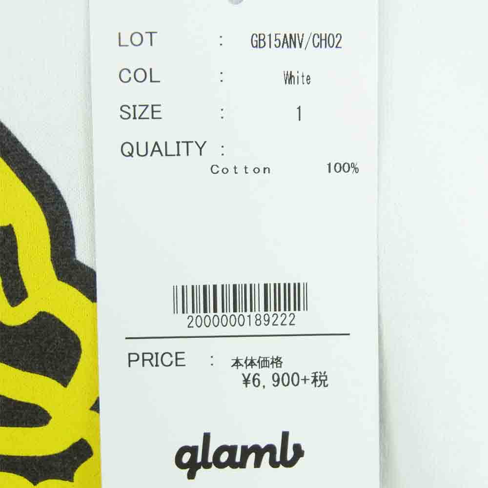 グラム × ちぃたん フロント プリント Tシャツ 1 ホワイト系 1【新古品】【未使用】【中古】