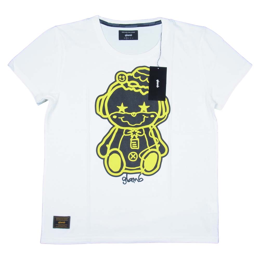 グラム × ちぃたん フロント プリント Tシャツ 1 ホワイト系 1【新古品】【未使用】【中古】