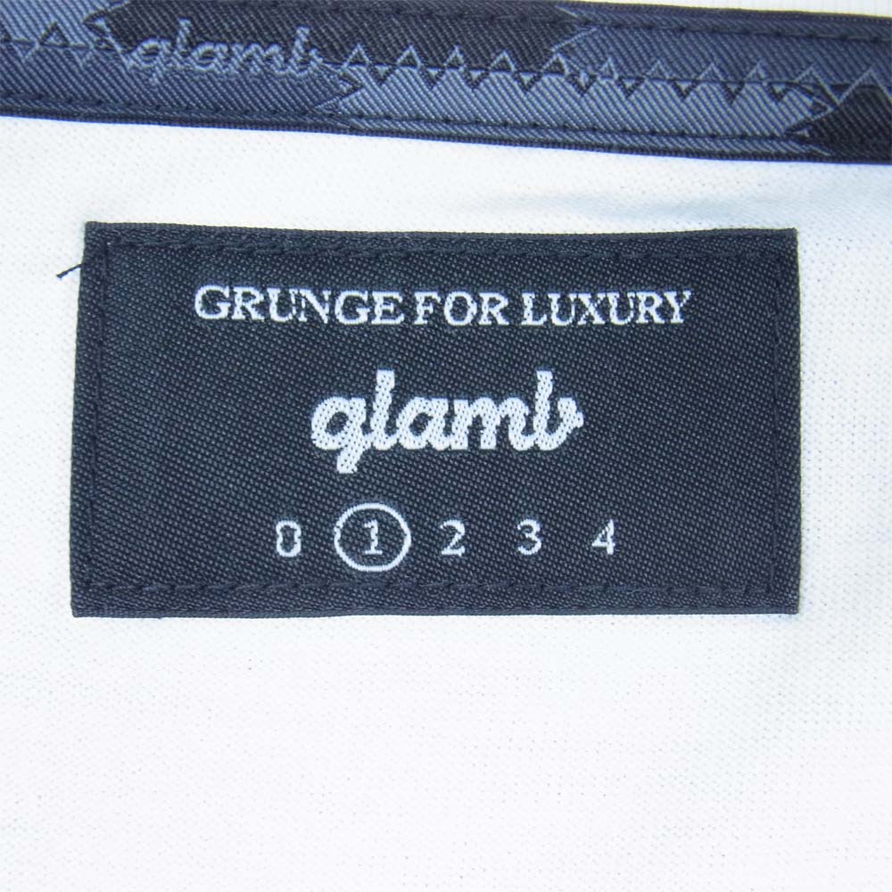 グラム × ちぃたん フロント プリント Tシャツ 1 ホワイト系 1【新古品】【未使用】【中古】