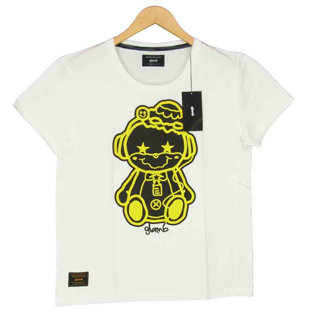 グラム × ちぃたん フロント プリント Tシャツ 1 ホワイト系 1【新古品】【未使用】【中古】