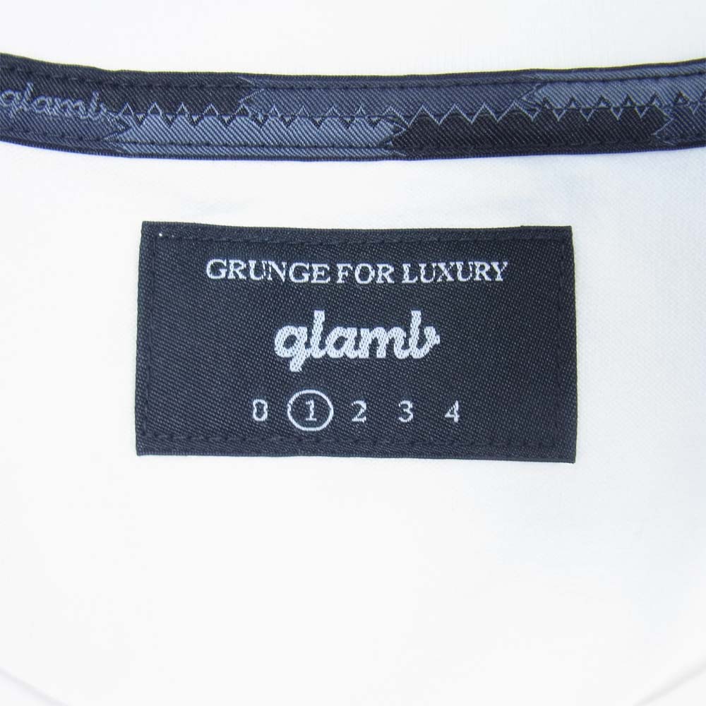 グラム × ちぃたん フロント プリント Tシャツ 1 ホワイト系 1【新古品】【未使用】【中古】