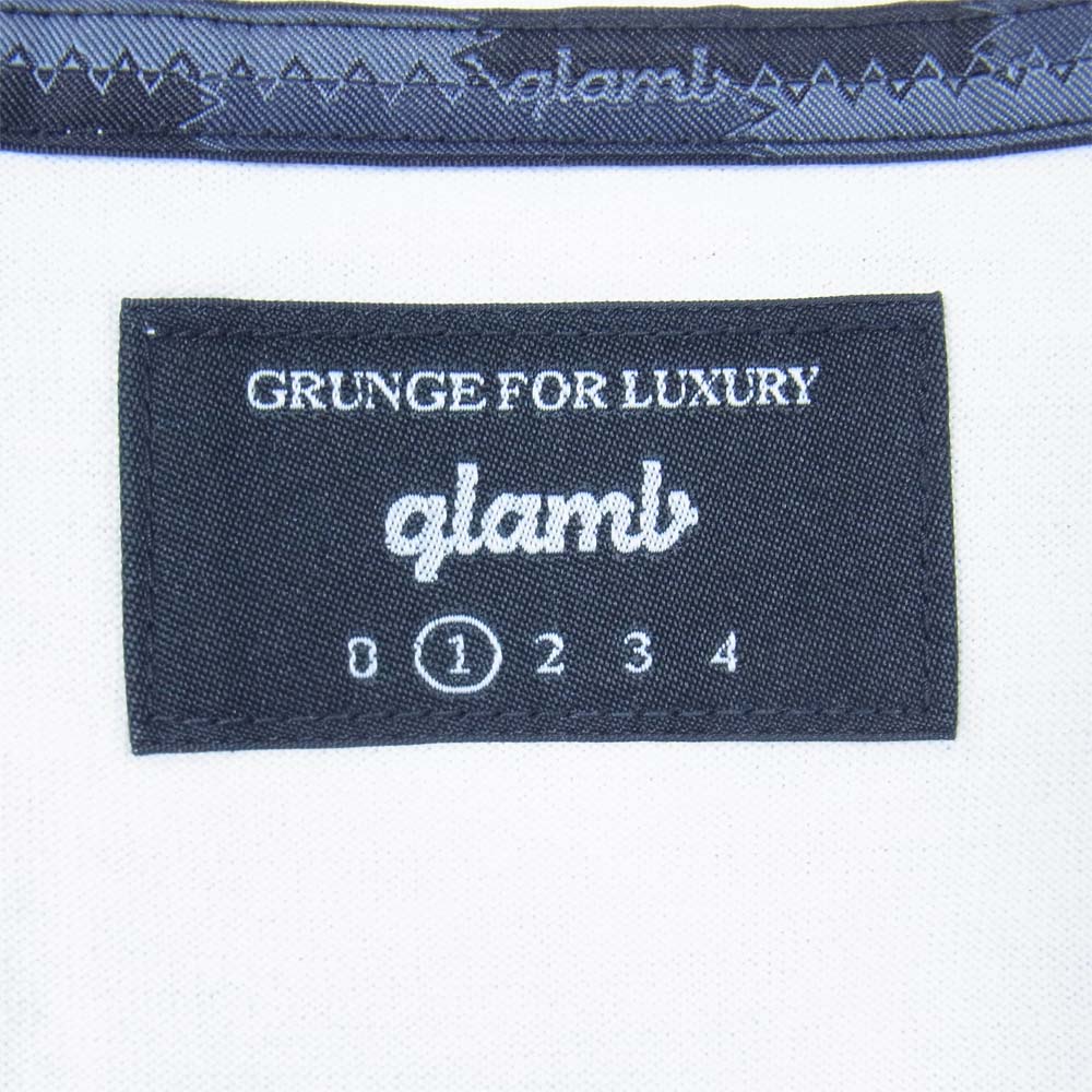 グラム × ちぃたん フロント プリント Tシャツ 1 ホワイト系 1【新古品】【未使用】【中古】