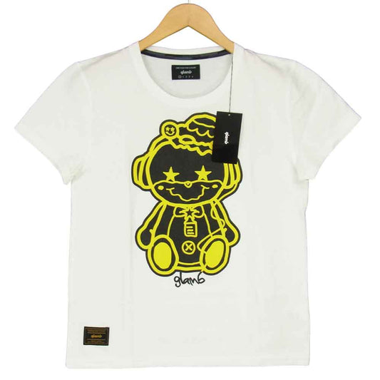 グラム × ちぃたん フロント プリント Tシャツ 0 ホワイト系【新古品】【未使用】【中古】