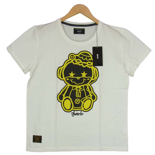 グラム × ちぃたん フロント プリント Tシャツ 2 ホワイト系 ２【新古品】【未使用】【中古】