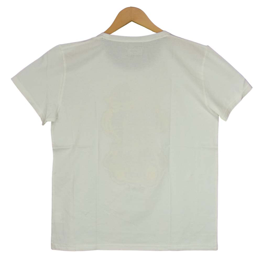 グラム × ちぃたん フロント プリント Tシャツ 2 ホワイト系 ２【新古品】【未使用】【中古】