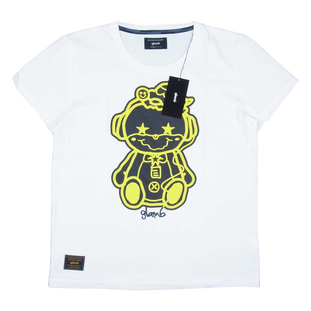 グラム × ちぃたん フロント プリント Tシャツ 1 ホワイト系 1【新古品】【未使用】【中古】