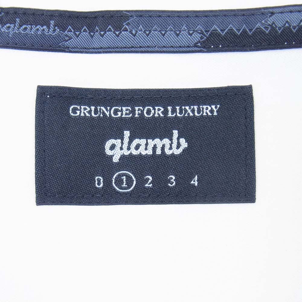 グラム × ちぃたん フロント プリント Tシャツ 1 ホワイト系 1【新古品】【未使用】【中古】