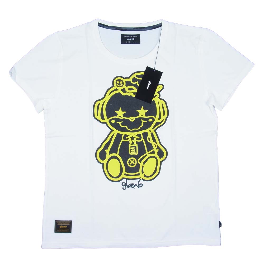 グラム × ちぃたん フロント プリント Tシャツ 1 ホワイト系 1【新古品】【未使用】【中古】