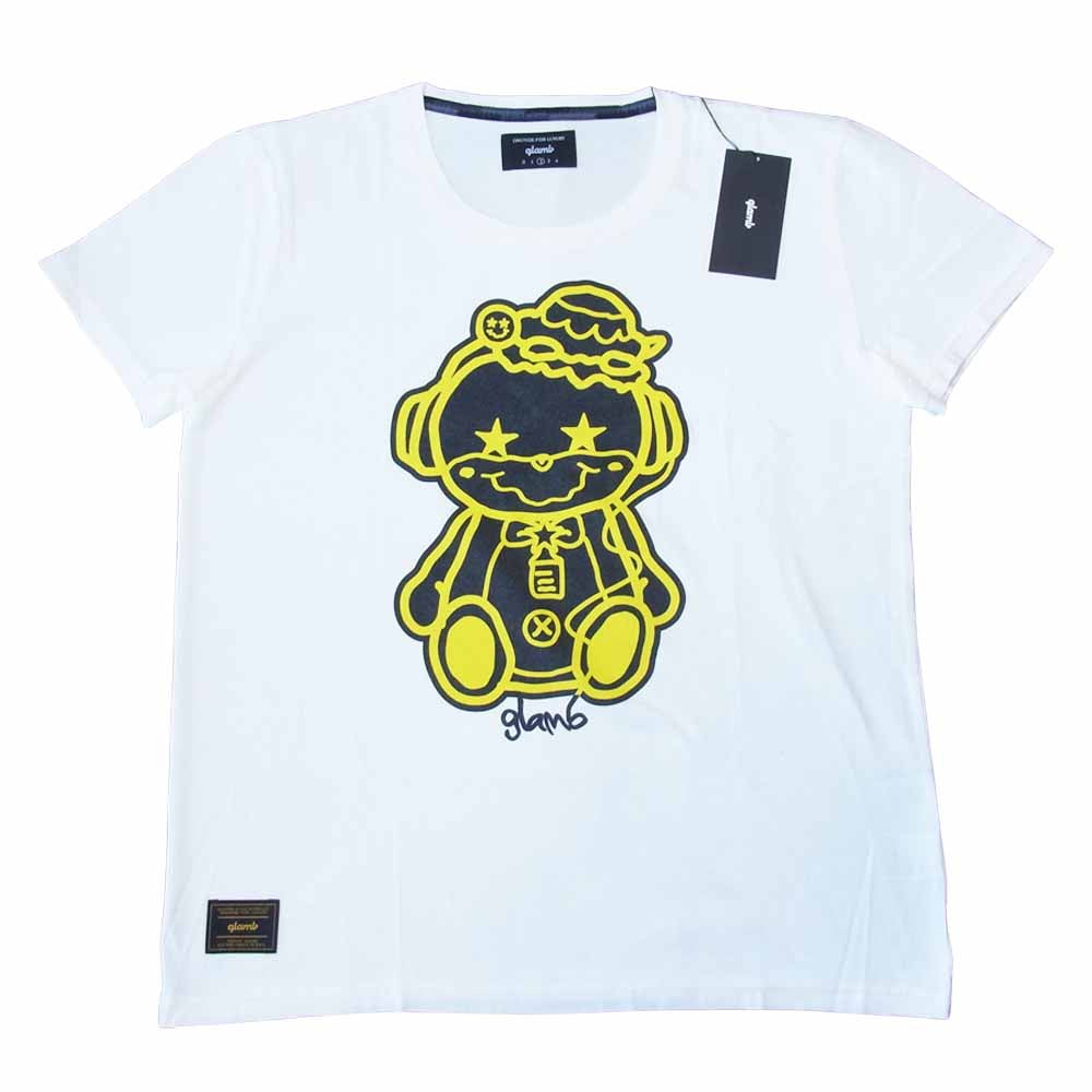 グラム × ちぃたん フロント プリント Tシャツ 2 ホワイト系 2【新古品】【未使用】【中古】