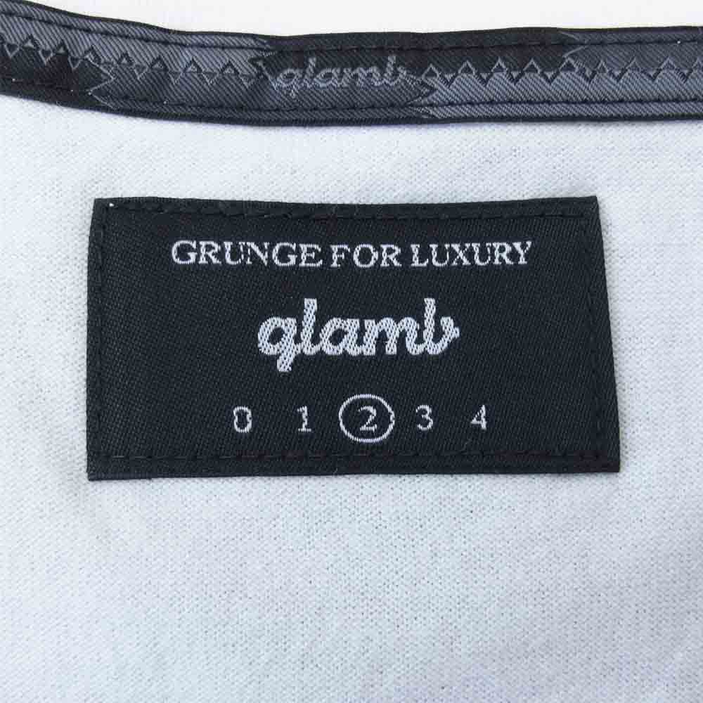 グラム × ちぃたん フロント プリント Tシャツ 2 ホワイト系 2【新古品】【未使用】【中古】