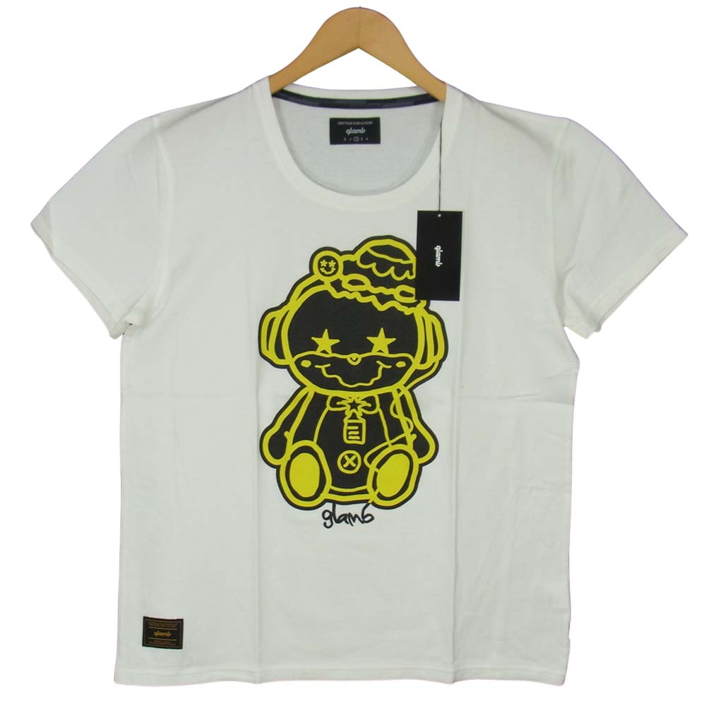 グラム × ちぃたん フロント プリント Tシャツ 2 ホワイト系 2【新古品】【未使用】【中古】