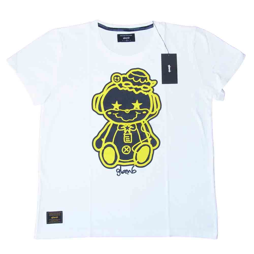 グラム × ちぃたん フロント プリント Tシャツ 2 ホワイト系 2【新古品】【未使用】【中古】