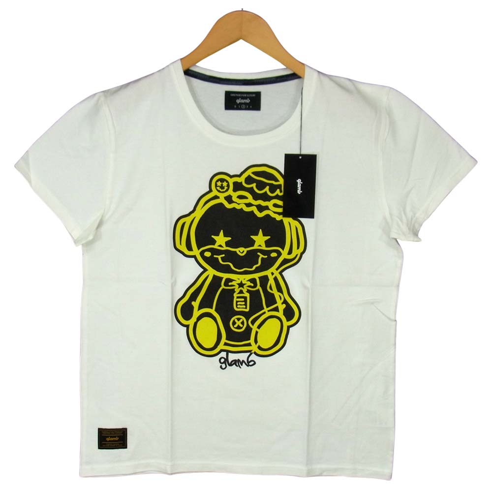 グラム × ちぃたん フロント プリント Tシャツ 2 ホワイト系 2【新古品】【未使用】【中古】