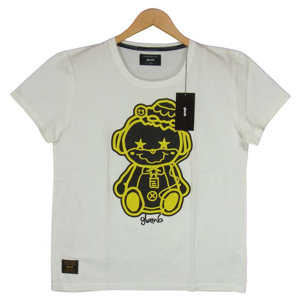 グラム × ちぃたん フロント プリント Tシャツ 2 ホワイト系 2【新古品】【未使用】【中古】