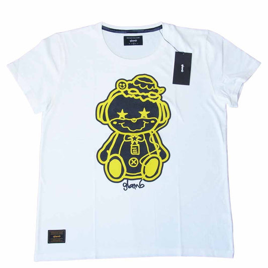 グラム × ちぃたん フロント プリント Tシャツ 2 ホワイト系 2【新古品】【未使用】【中古】