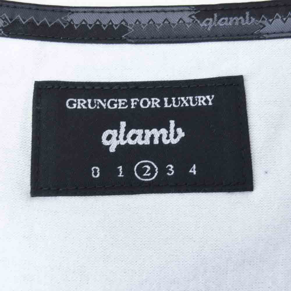 グラム × ちぃたん フロント プリント Tシャツ 2 ホワイト系 2【新古品】【未使用】【中古】