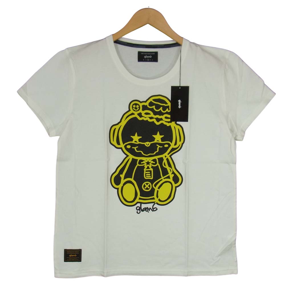 グラム × ちぃたん フロント プリント Tシャツ 2 ホワイト系 2【新古品】【未使用】【中古】