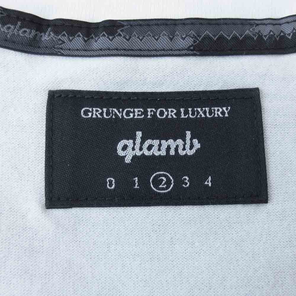 グラム × ちぃたん フロント プリント Tシャツ 2 ホワイト系 2【新古品】【未使用】【中古】