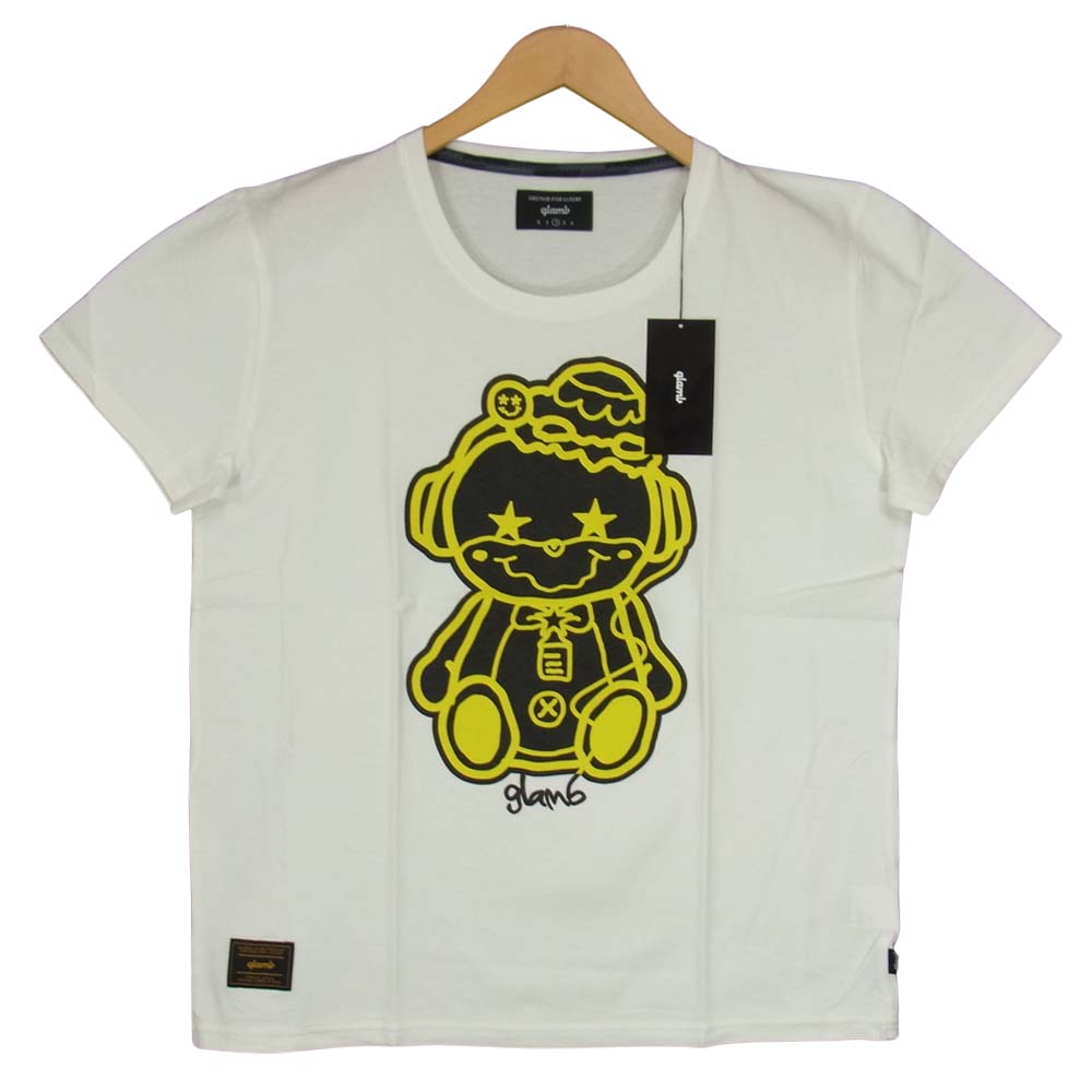 グラム × ちぃたん フロント プリント Tシャツ 2 ホワイト系 2【新古品】【未使用】【中古】