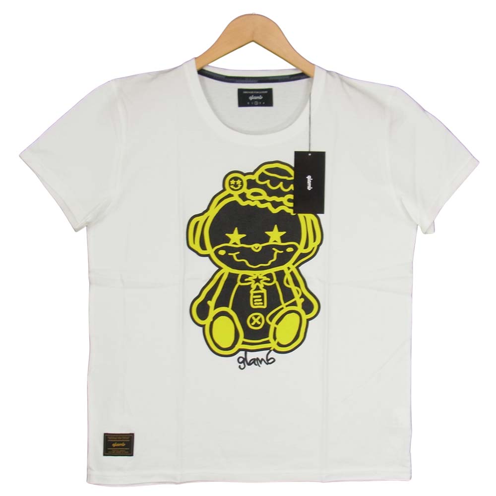 グラム × ちぃたん フロント プリント Tシャツ 2 ホワイト系 2【新古品】【未使用】【中古】