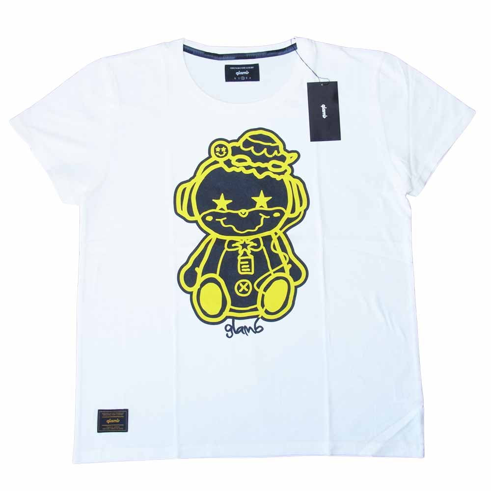 グラム × ちぃたん フロント プリント Tシャツ 2 ホワイト系 2【新古品】【未使用】【中古】