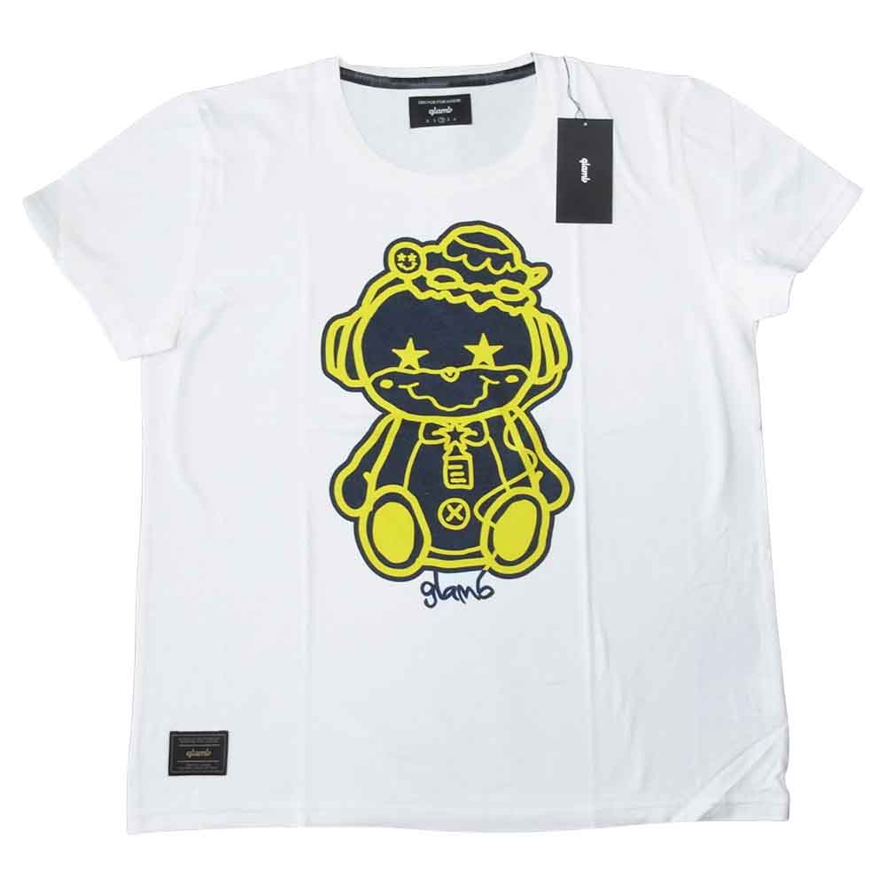 グラム × ちぃたん フロント プリント Tシャツ 2 ホワイト系 2【新古品】【未使用】【中古】